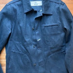 NWOT Men’s Rogue Territory RGT Slim Japanese selvedge Supply Jacket L Black